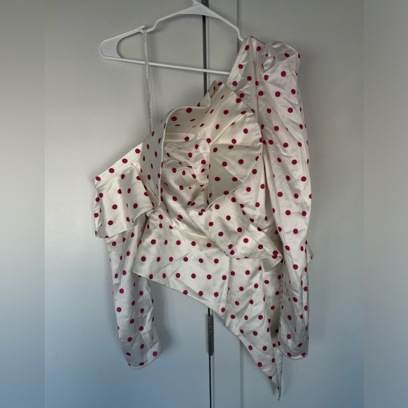 Self Portrait Polka Dot Print Blouse - Picture 2 of 2